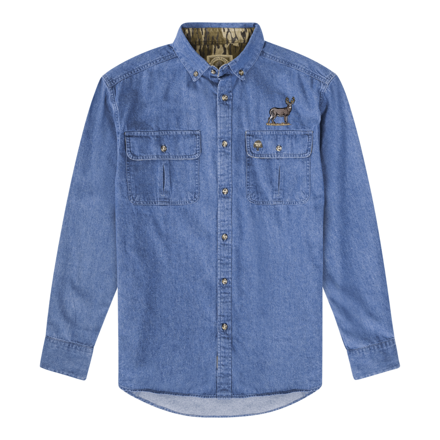 Companions Wright Collection Broadside Buck Denim Long Sleeve Shirt 