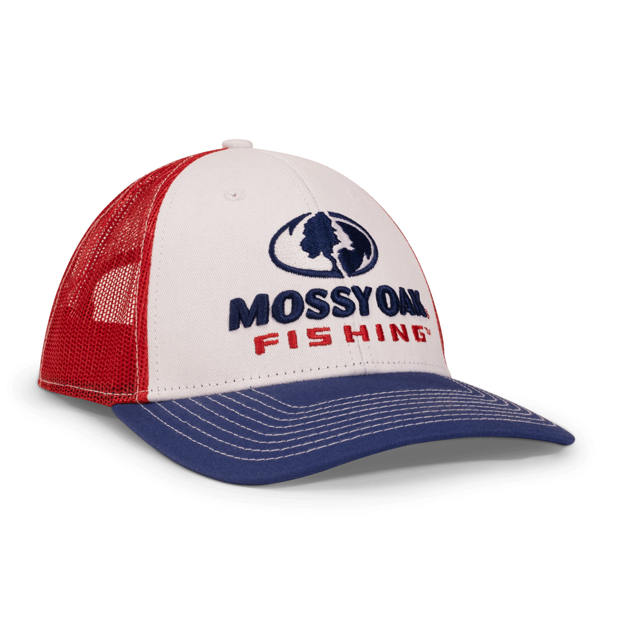 Red, White and Blue Fishing Hat – The Mossy Oak Store