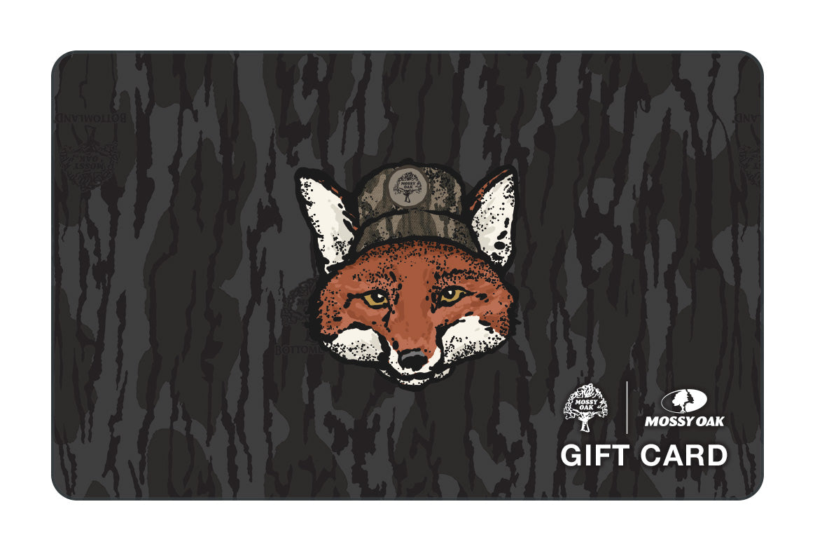 Mossy Oak Mr.  Fox Head Gift Card 
