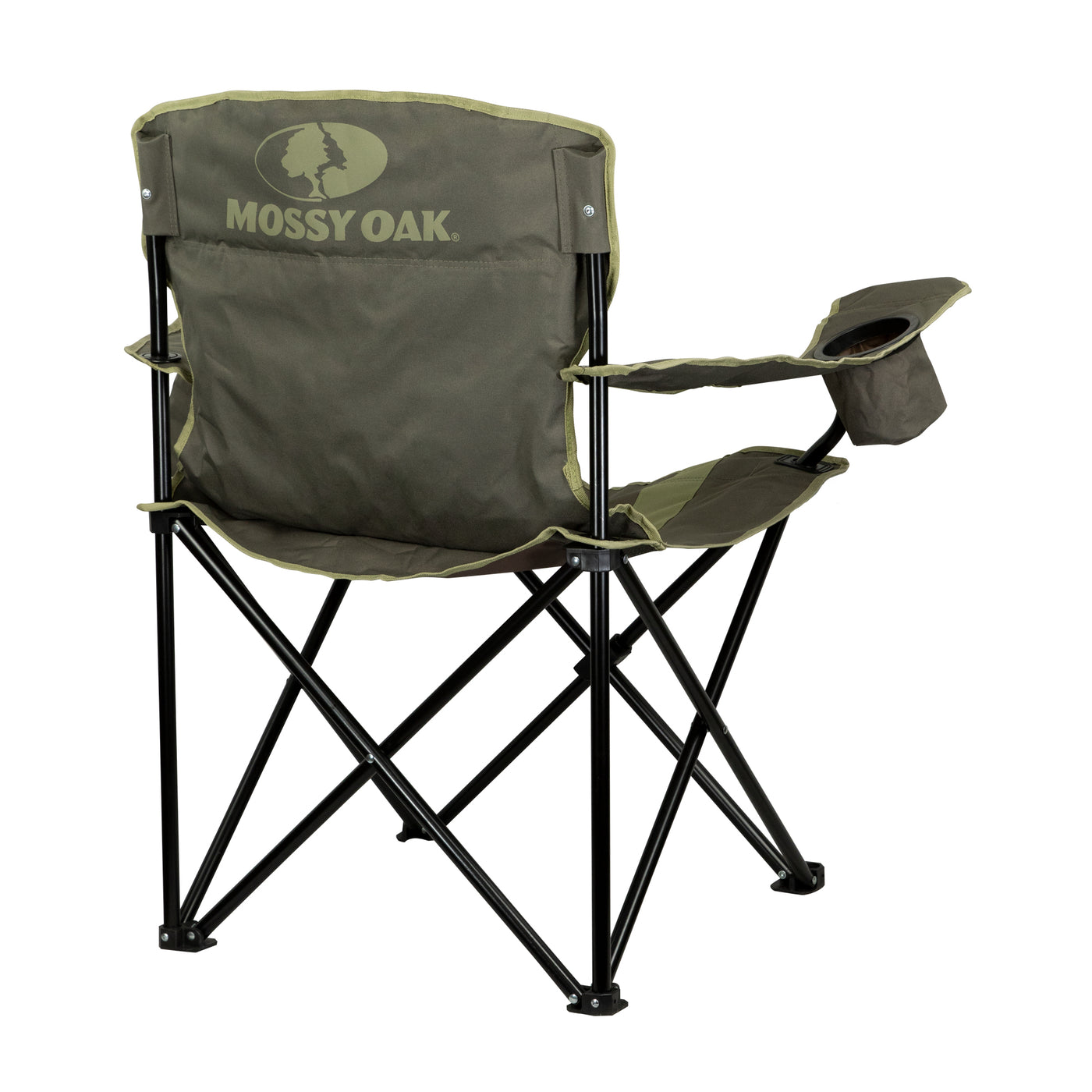 Mossy Oak Deluxe Folding Chair Back View 