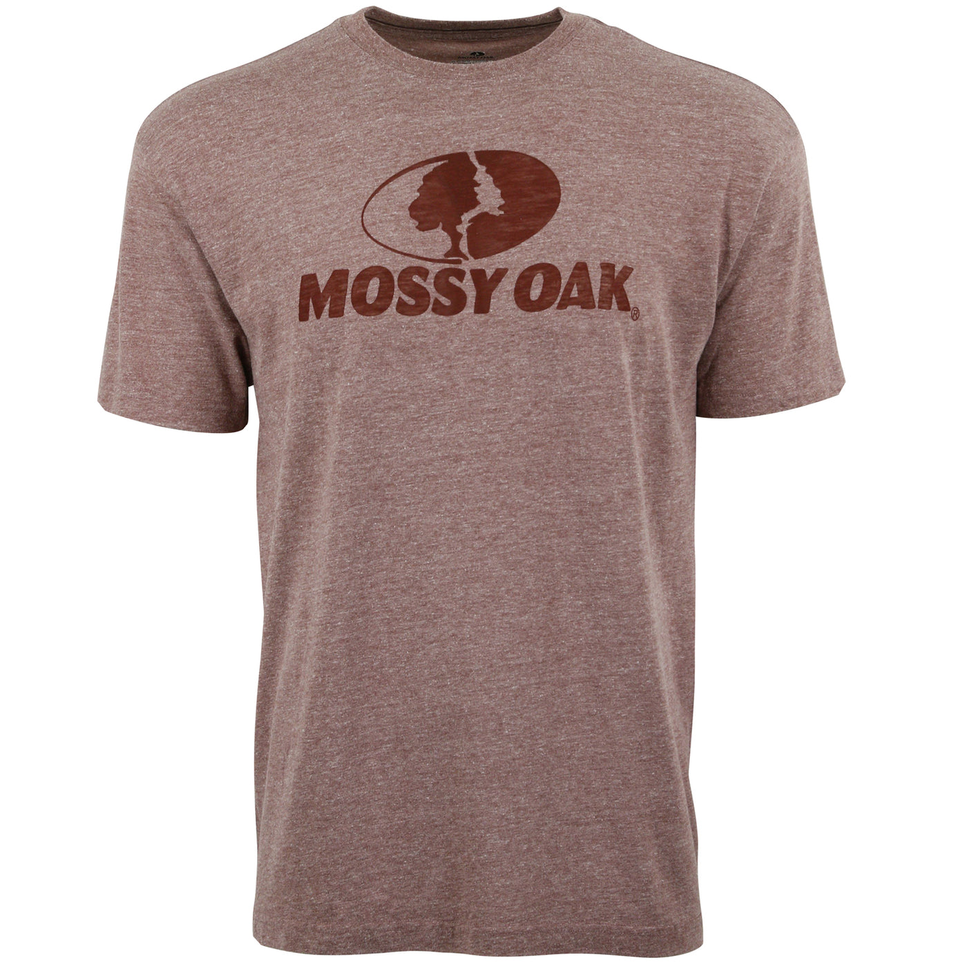 Mossy Oak Burnout Logo Tee Fired Brick