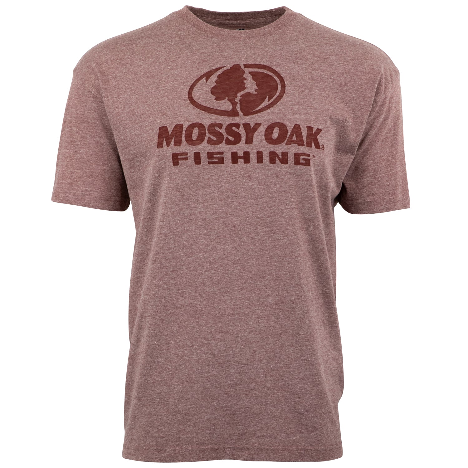 Mossy Oak Fishing Burnout Logo Tee