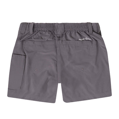 997007W Castaway Shorts Charcoal Back