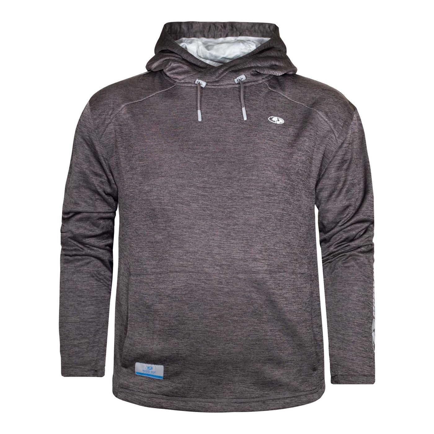 Fishing Hoodie Charcoal Front