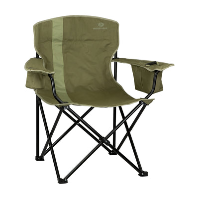 Mossy Oak Deluxe Folding Camping Chair Bark Front