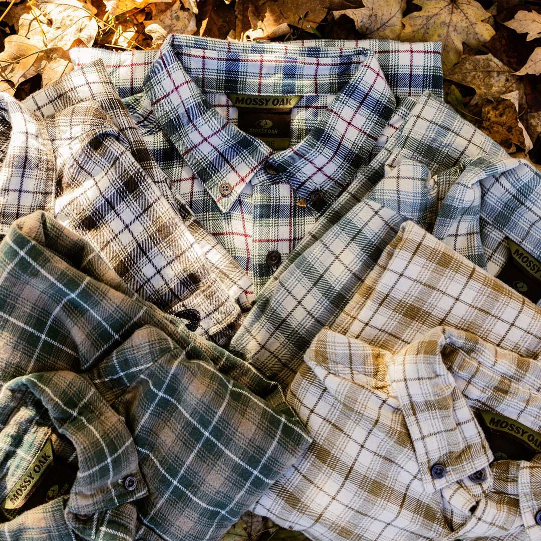 Cotton Mill Yarn Dyed Flannel Shirt – The Mossy Oak Store