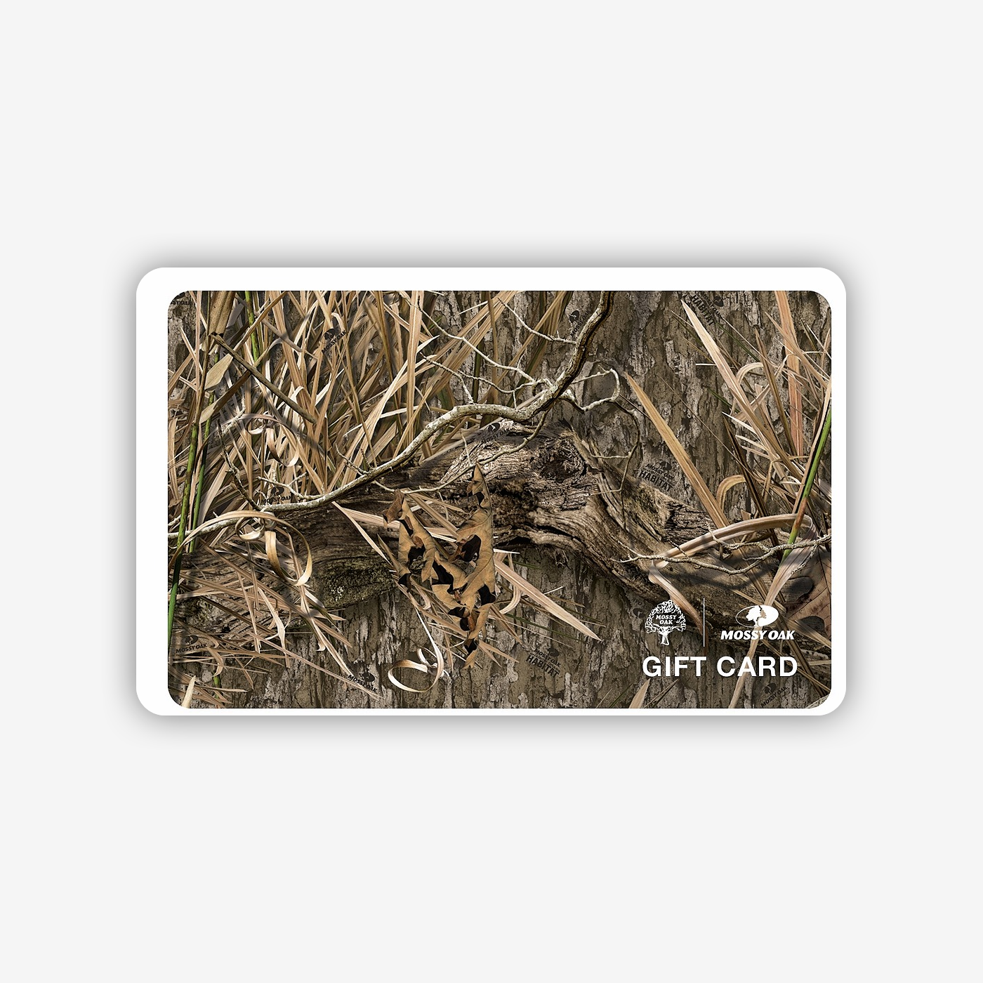 Habitat Camo pattern gift card