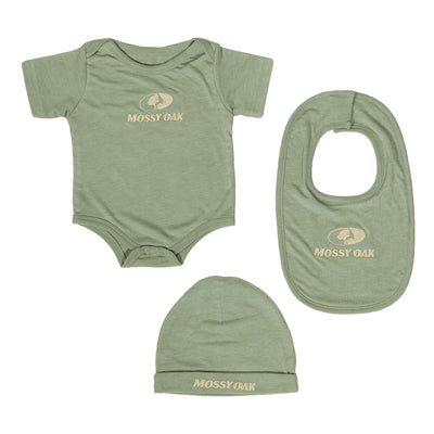 Infant Diaper Shirt Set Moss