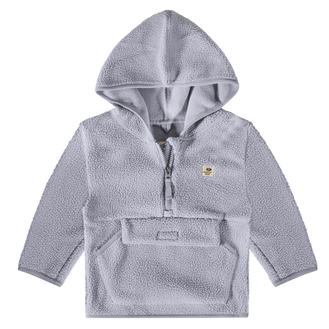 Campfire Toddler Half Zip Fleece Hoodie Cloudburst