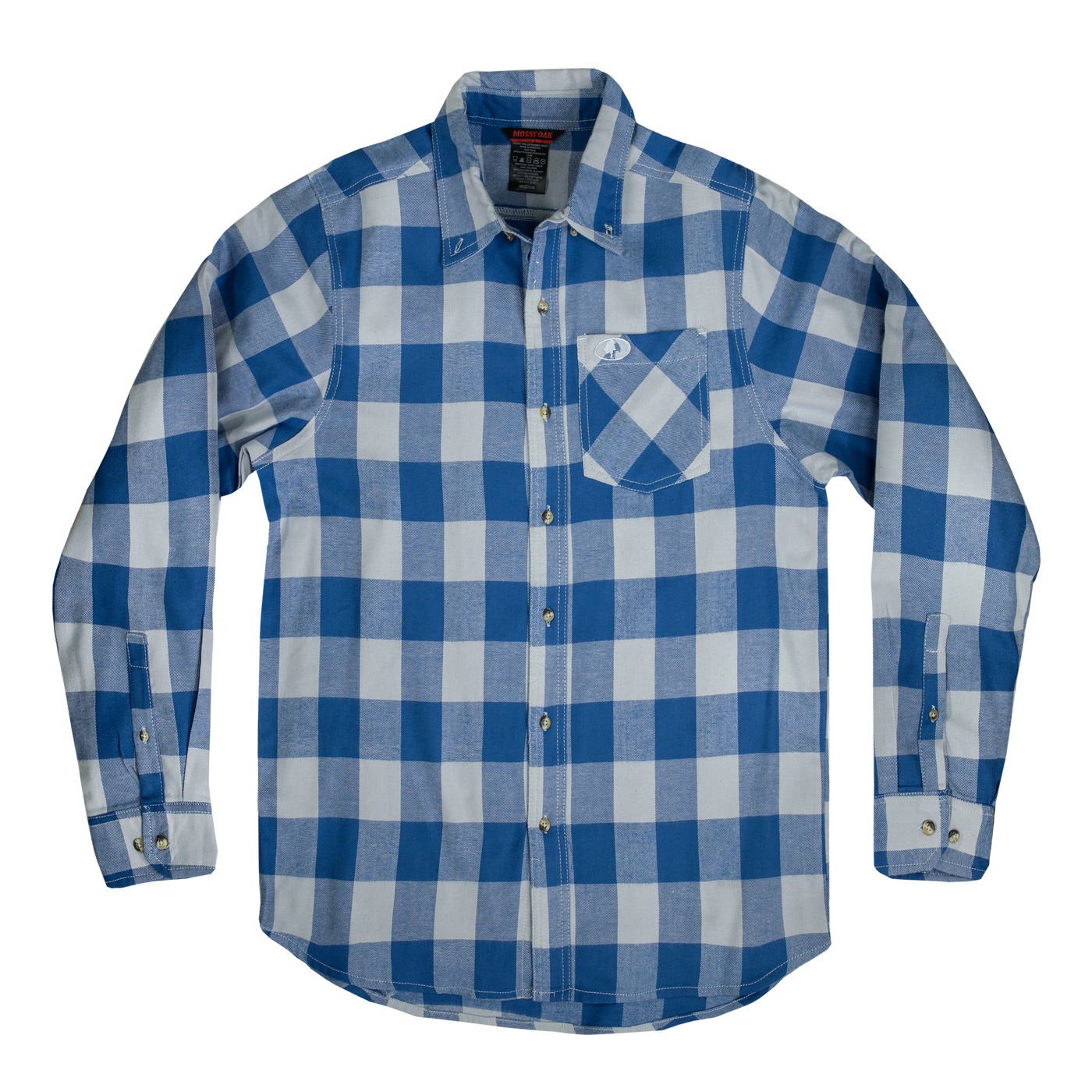 Mossy Oak Men's Plaid Flannel Shirt