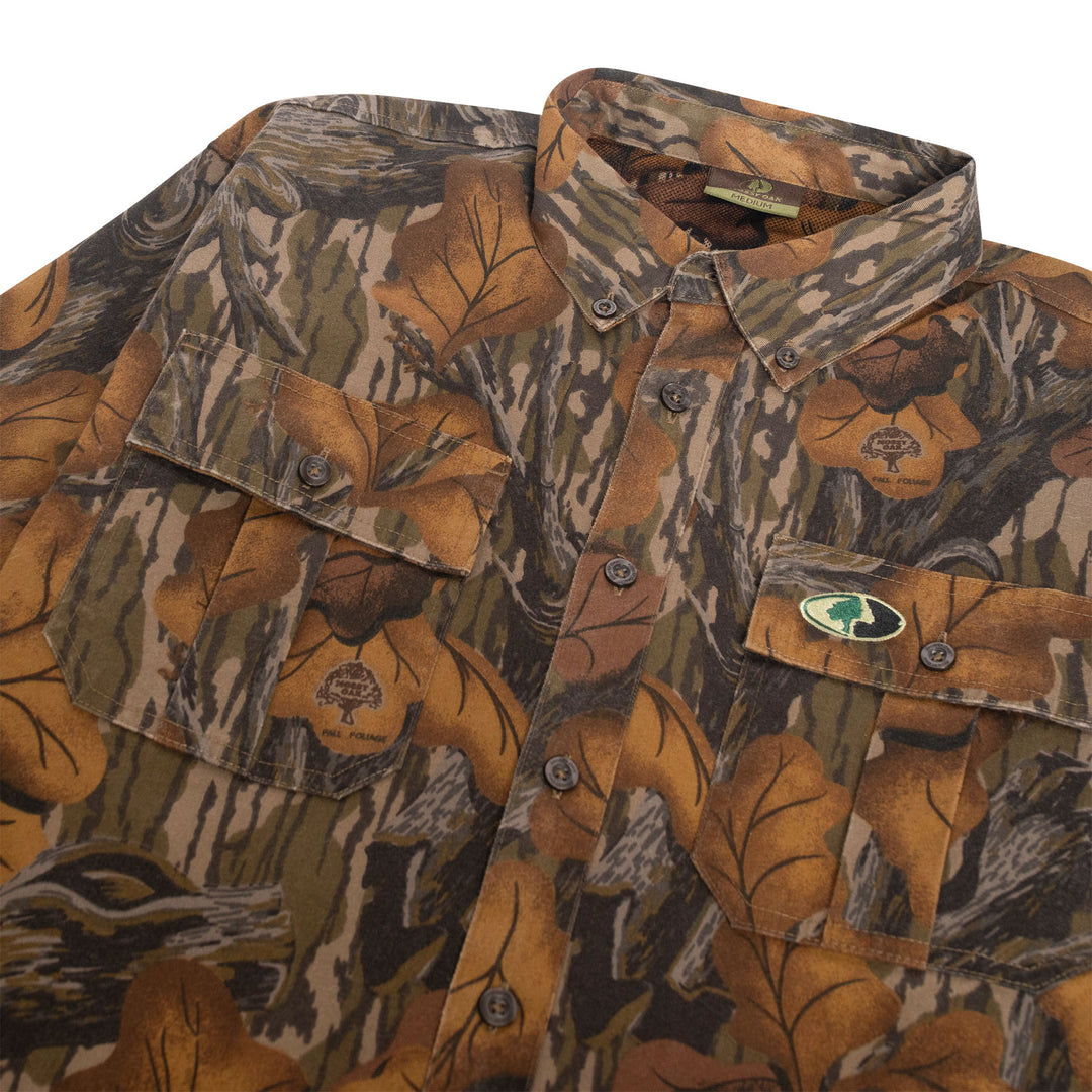 Chemise Camouflage Mossy Oak Breakup Homme 2XL - Manches Longues Boutonnée Chasse