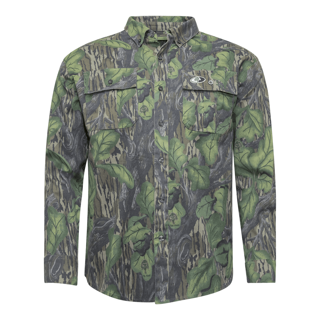 mossy oak dress shirts Amazon.com: Mossy Oak Chamois Camo Turkey Hunting Shirt for Men : Sports & Outdoors