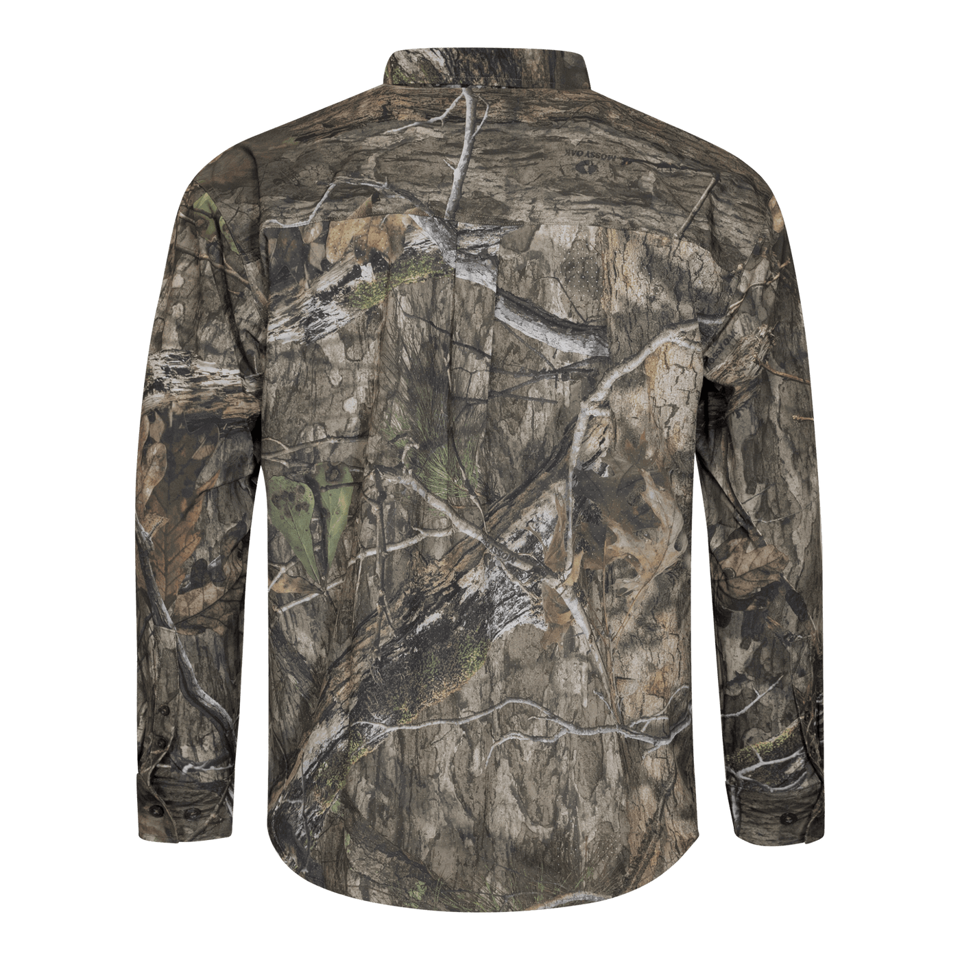 Mossy Oak Tibbee Flex Button Down Hunt Shirt Country DNA Back 