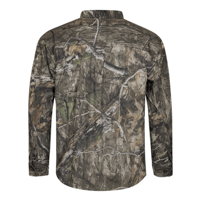 Mossy Oak Tibbee Flex Button Down Hunt Shirt Country DNA Back 