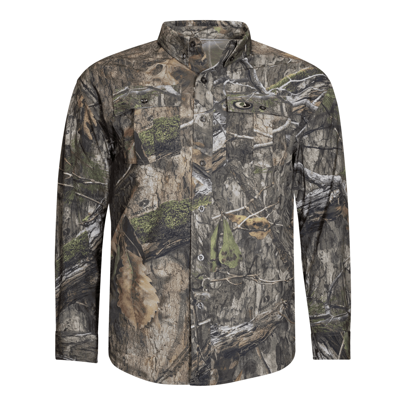 Mossy Oak Tibbee Flex Hunt Shirt Country DNA Front 