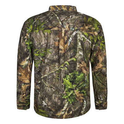 Mossy Oak Hunting Clothes Bundle Tibbee Flex Hunt Shirt Obsession back 