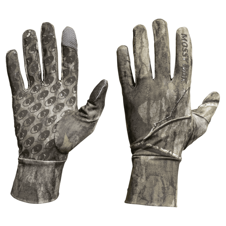 Mossy Oak Mens Lightweight Camo Hunting Gloves