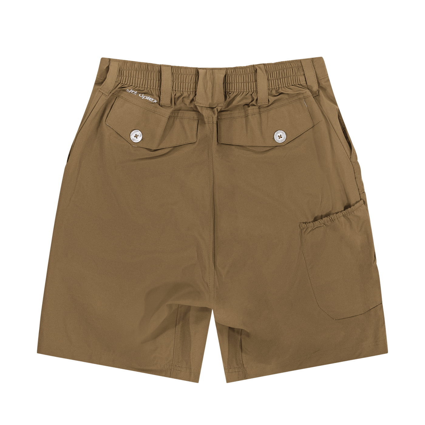 Mossy Oak Mens Flex Fishing Shorts Tan