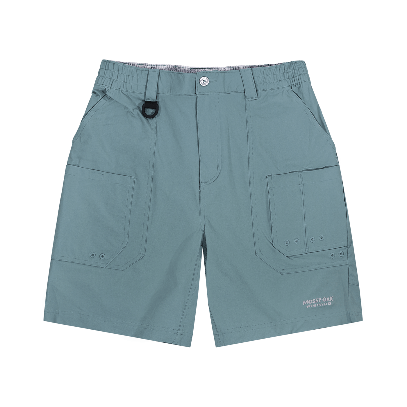 Mossy Oak Standard Fishing Shorts for Men Quick Dry Flex, Antracite, Small  at  Men's Clothing store