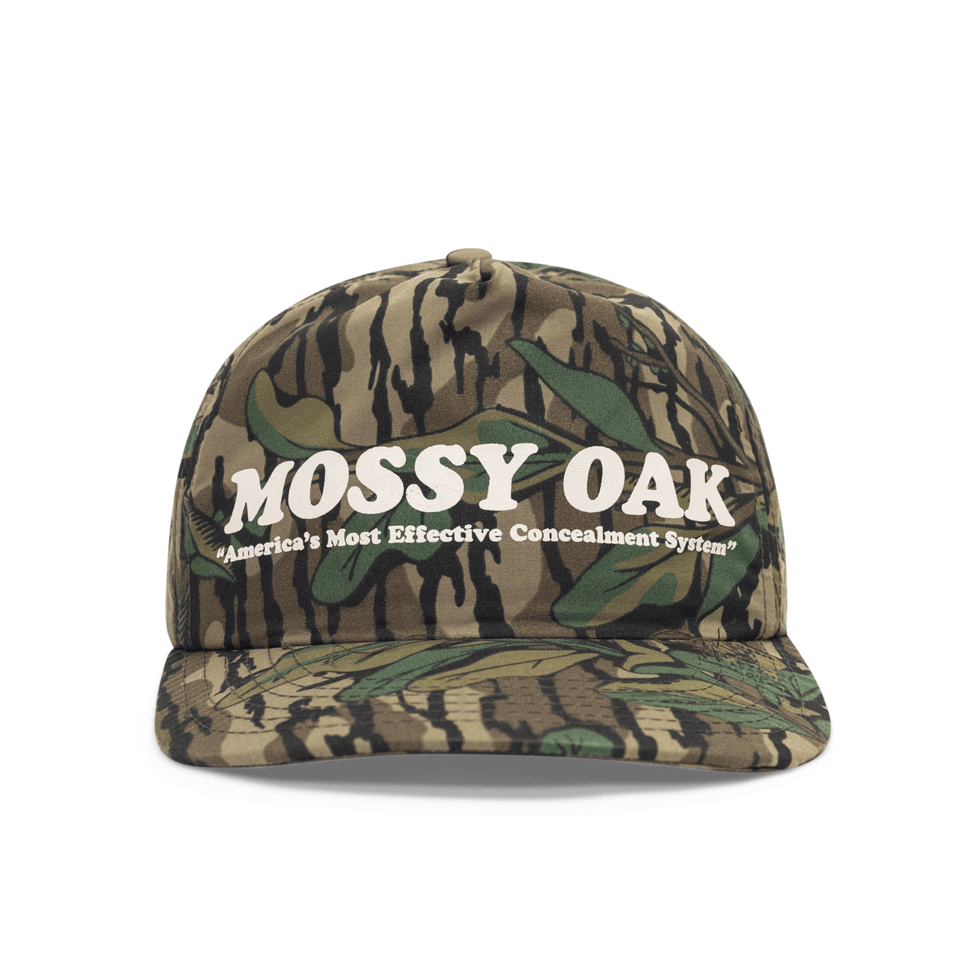 Limited Edition Original Fabric Vintage Mossy Oak Wordmark Hat - Greenleaf OSFM