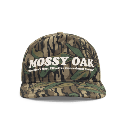 Limited Edition Original Fabric Vintage Mossy Oak Wordmark Hat - Greenleaf OSFM