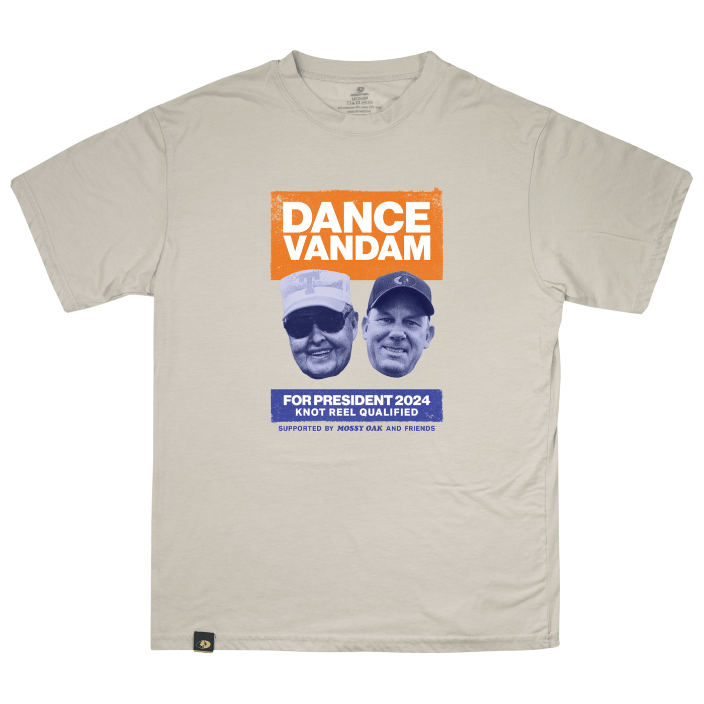 Dance + VanDam Candidate Poster Tee Lunar Rock