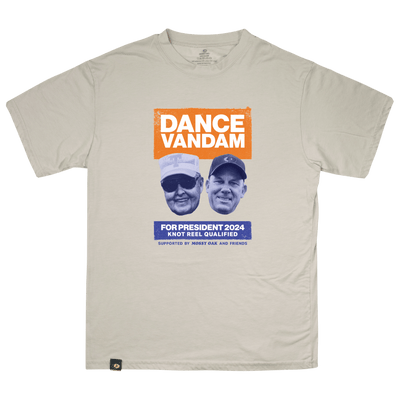 Dance + VanDam Candidate Poster Tee Lunar Rock