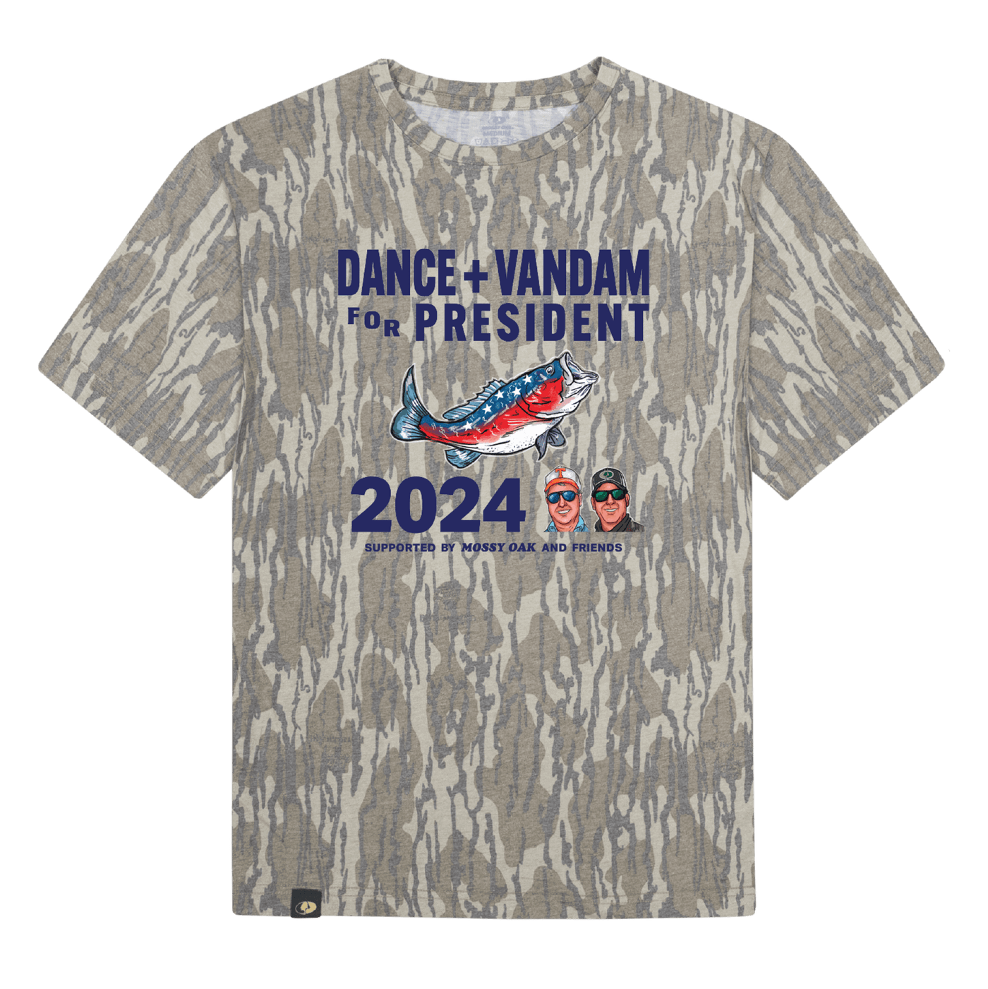 Dance + Vandam for President Bass Tee Original Bottomland 