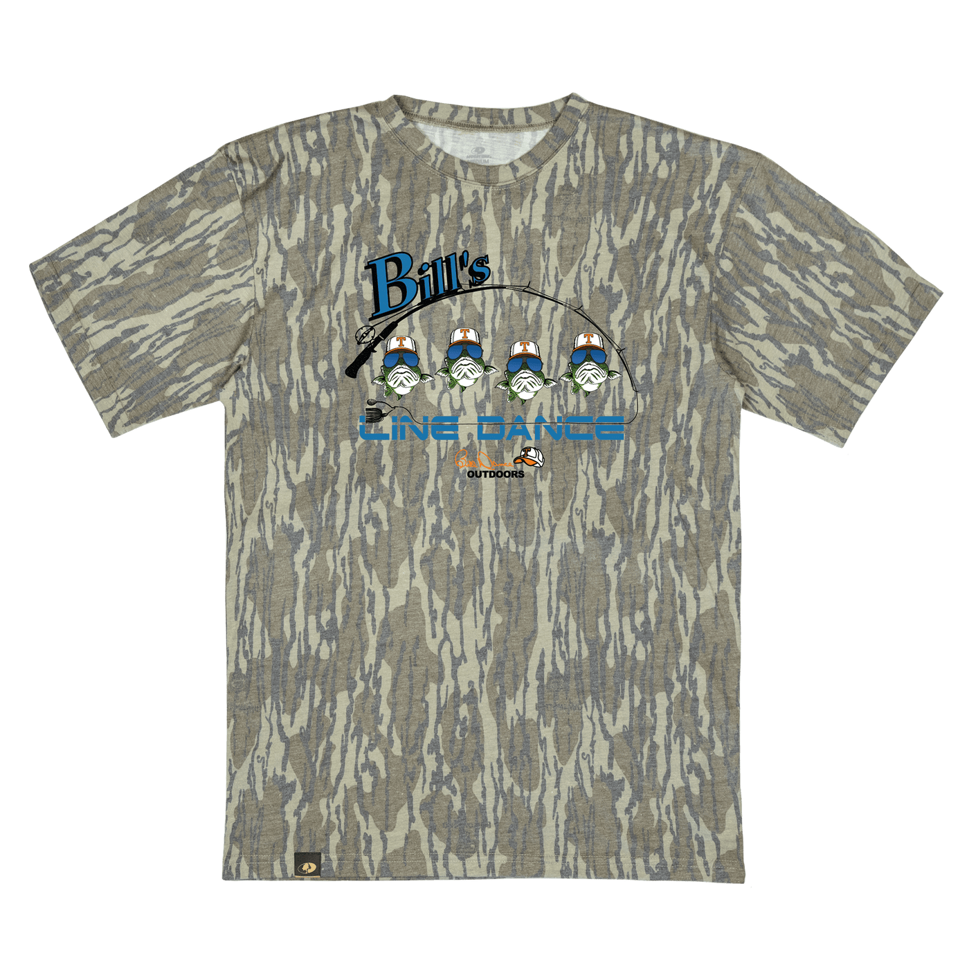 Bill Dance Line Dance Washed Out Tee – The Mossy Oak Store