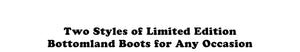 Desktop Two Styles of Bottomland boots x Tecovas