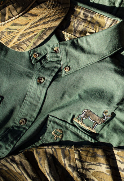 Companions Wright Collection Broadside Buck Long Sleeve Dirt Shirt