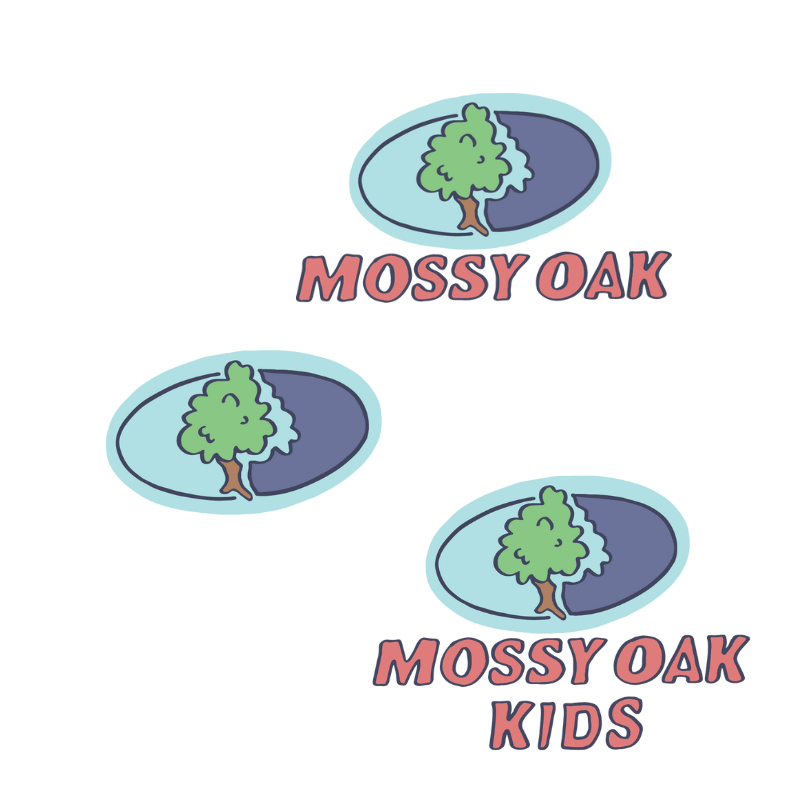 Mossy Oak Little Kids Sticker Pack