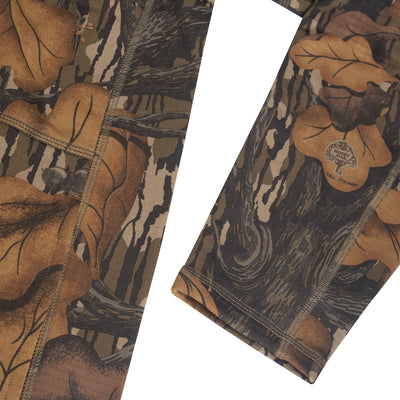 Mossy Oak Woodsman Grid Fleece 1/4 Zip Hoodie