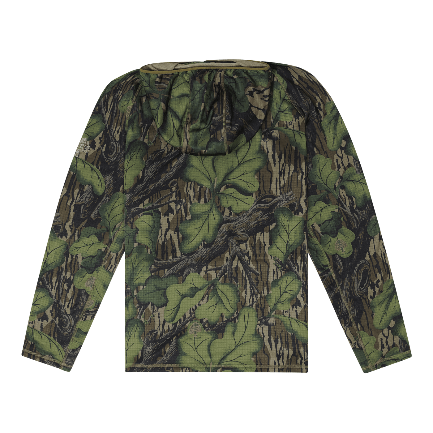 Mossy Oak Woodsman Grid Fleece 1/4 Zip Hoodie