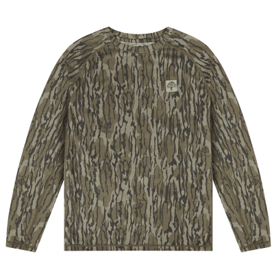 Woodsman Merino Wool Hunting  Base Layer Crewneck Original Bottomland 