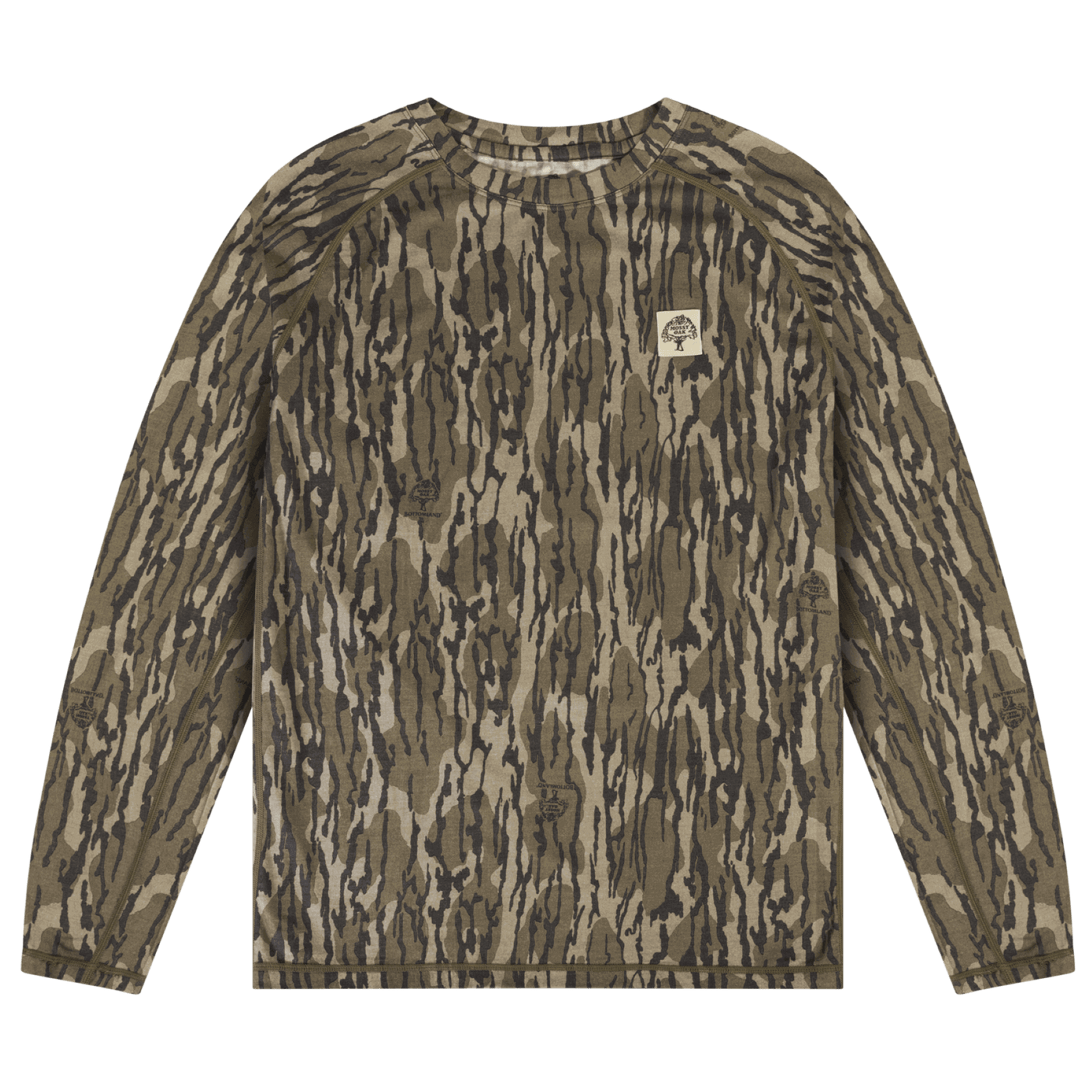 Woodsman Merino Wool Hunting  Base Layer Crewneck Original Bottomland 