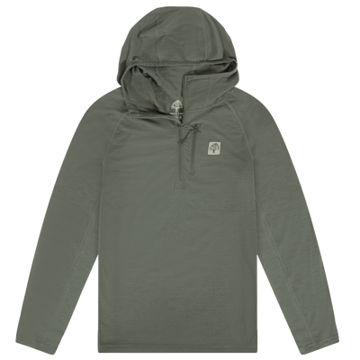 Woodsman Merino Wool  Base Layer Hunting Hoodie Leaf 