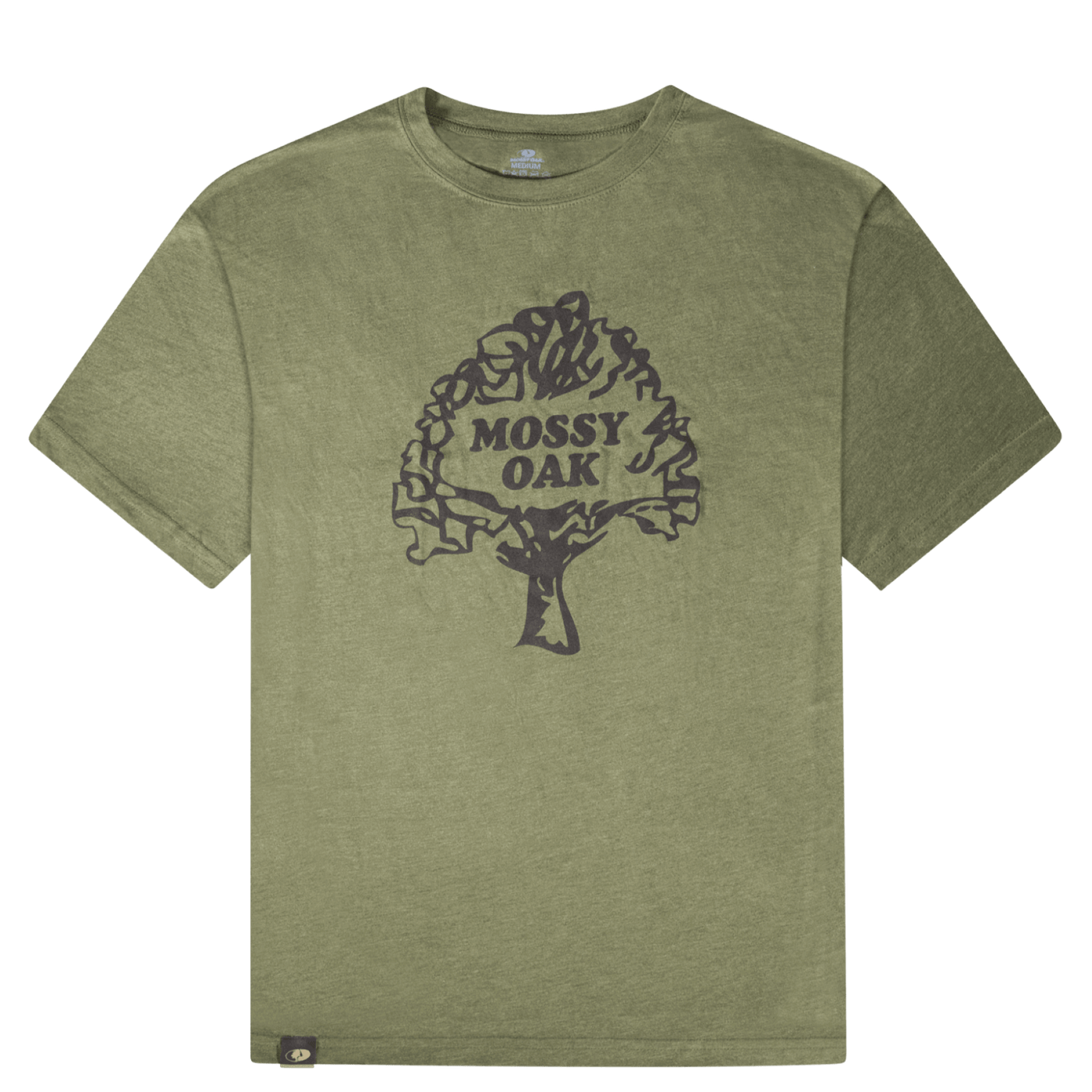 Mossy Oak Vintage Tree Logo Tee MAYFLY HEATHER