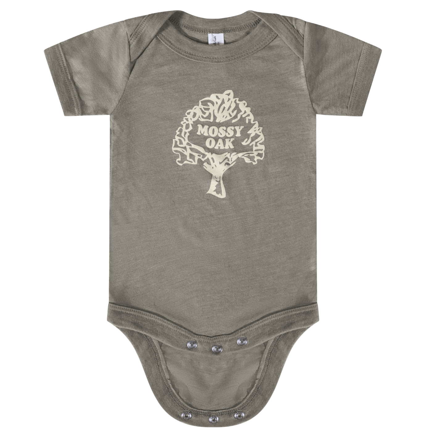 Infant Vintage Logo Playsuit Olive Heather