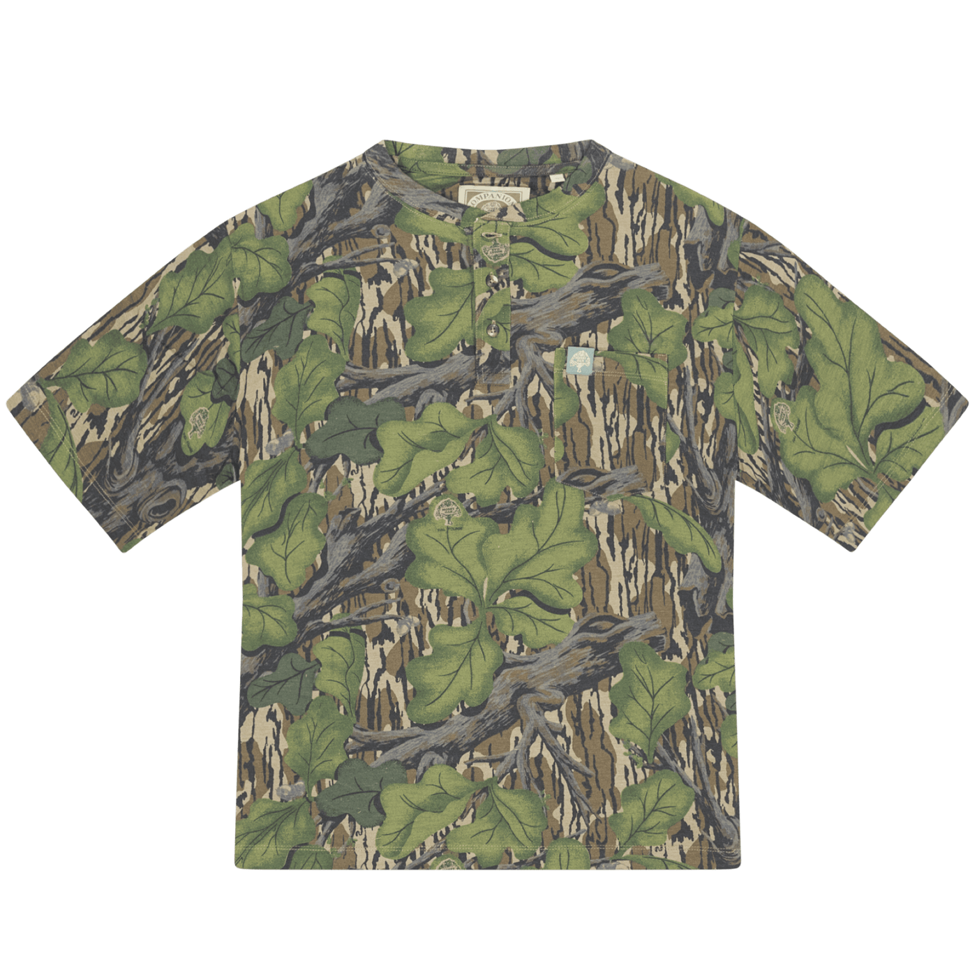 Tombigbee Light Short Sleeve Henley – The Mossy Oak Store