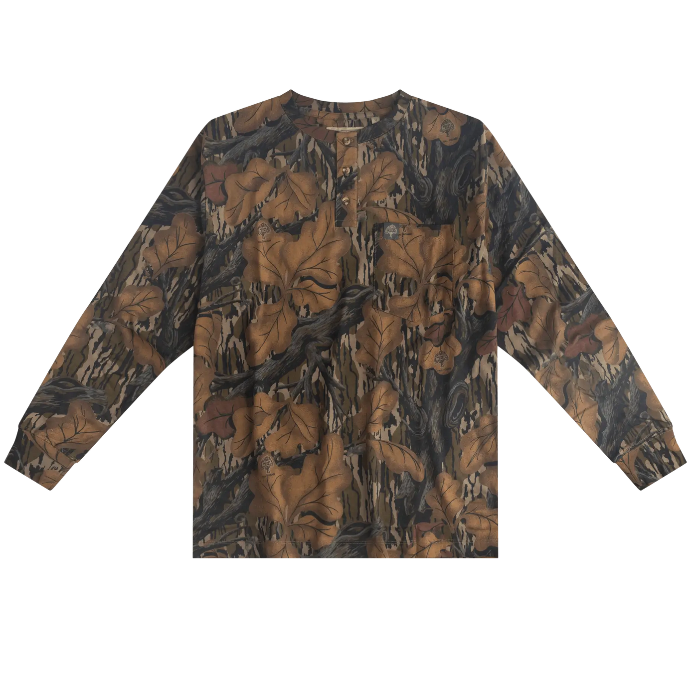 Cottrell Camp Henley Long Sleeve - FALL FOLIAGE