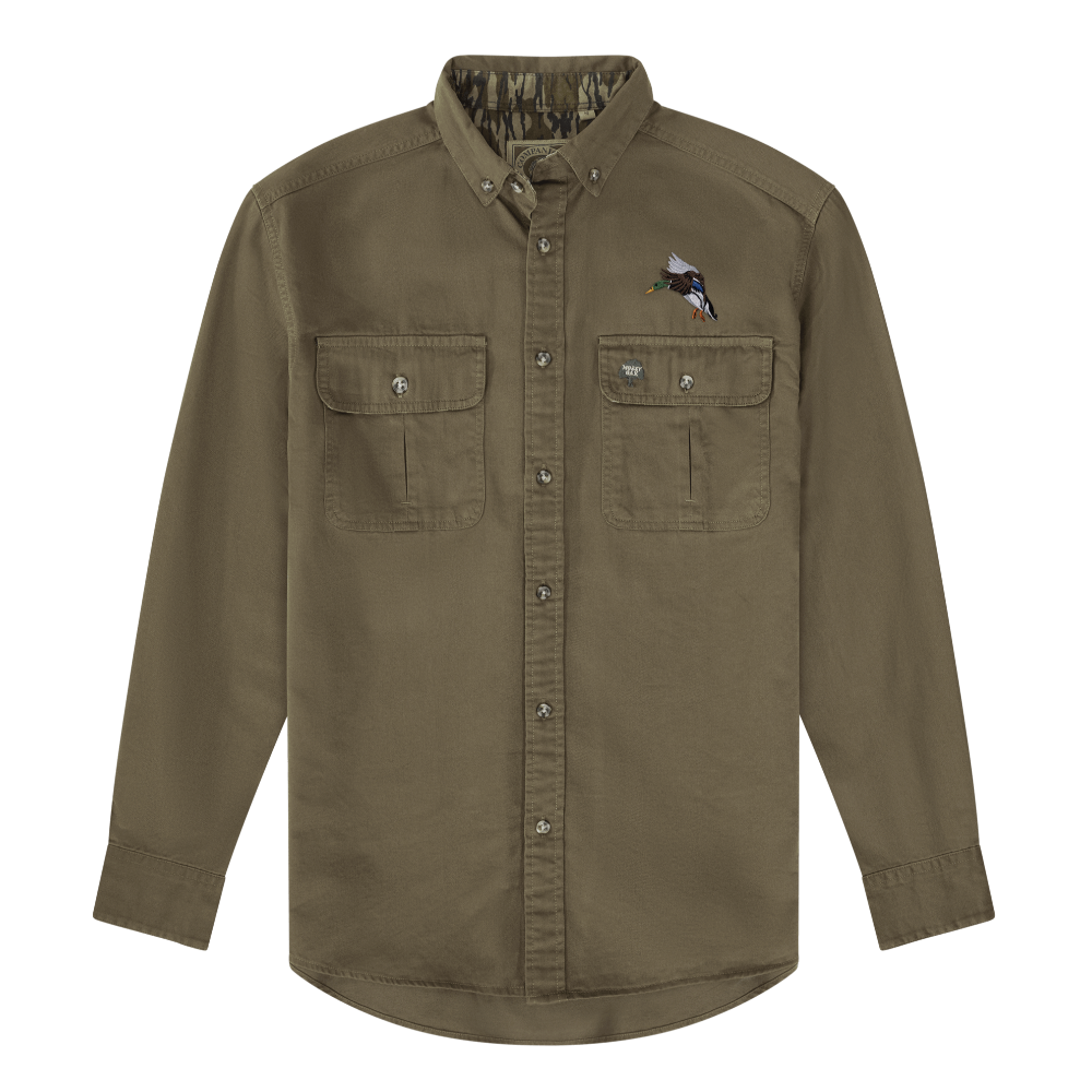 Wright Drake Mallard Shirt | Dirt Bark