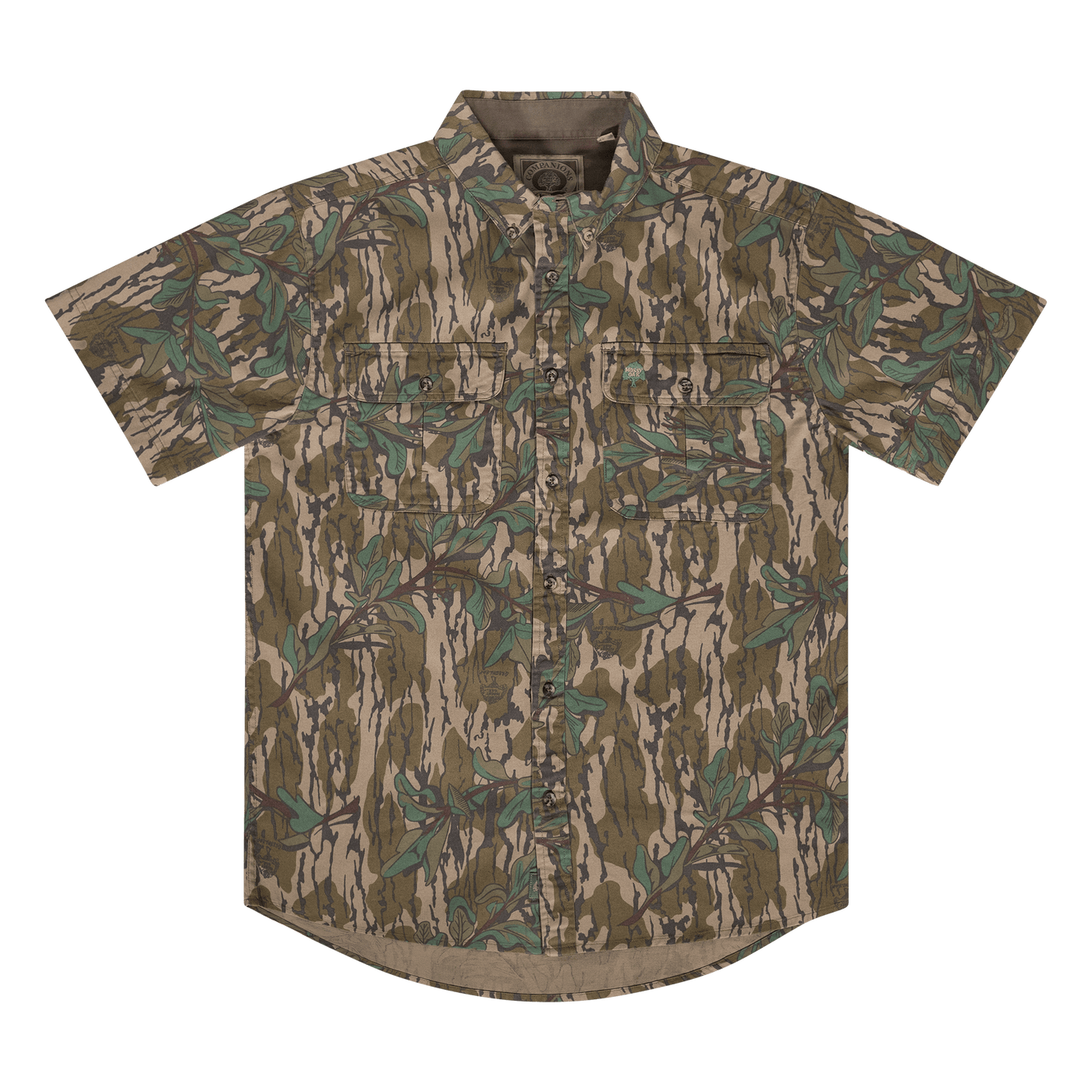 Mossy Oak Dirt Shirt Short Sleeve Greenleaf