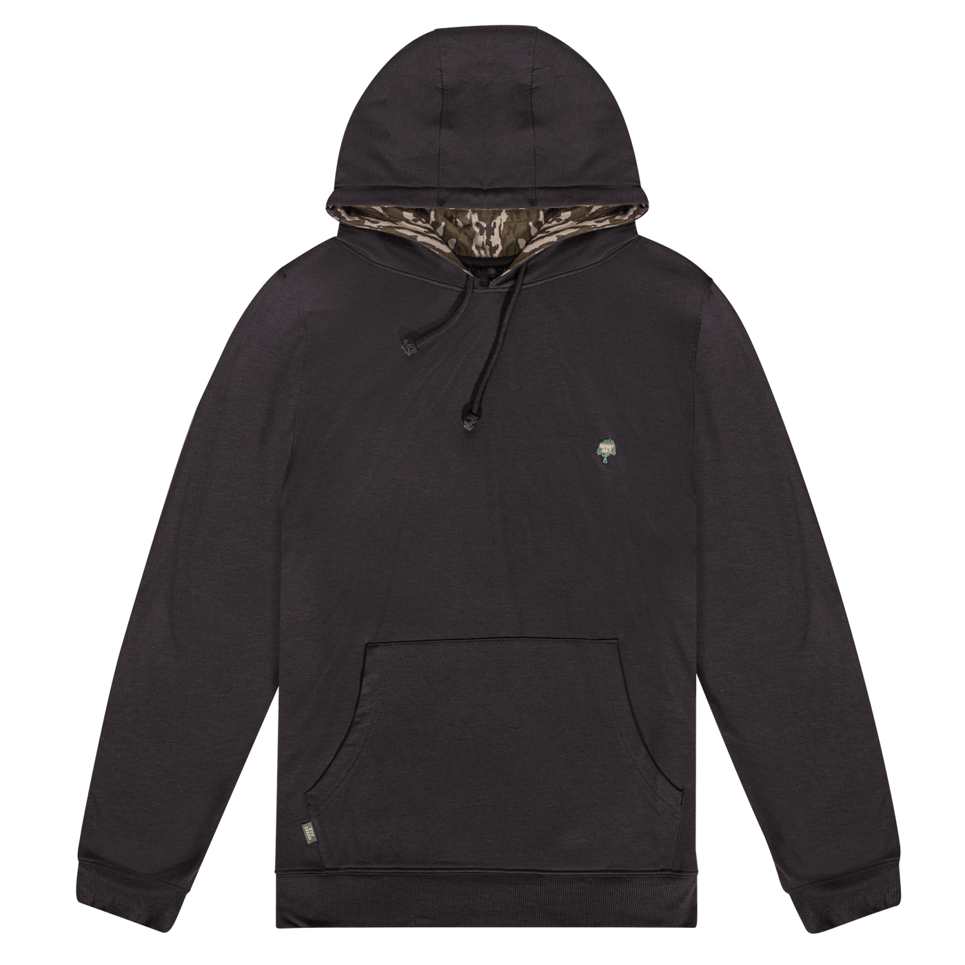 Tombigbee Bamboo Midweight Fleece Hoodie Charred Oak