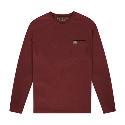 Tombigbee Midweight LS Pocket Tee Mulberry