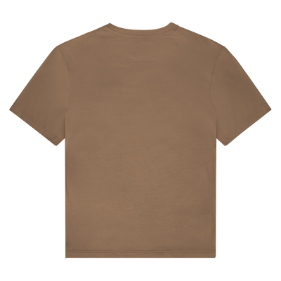Mossy Oak's Tombigbee Short Sleeve Pocket Tee in brown back