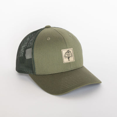 Cotton Mill Vintage Flag Mesh Back Hat - Beetle