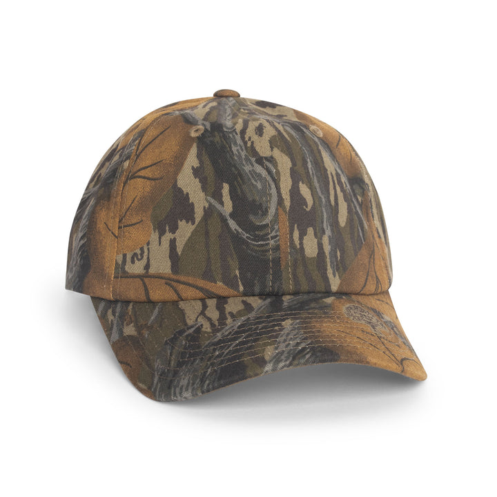 1 New Richardson 112PFP Mossy Oak Bottomland/Black Rope Trucker Cap Hat