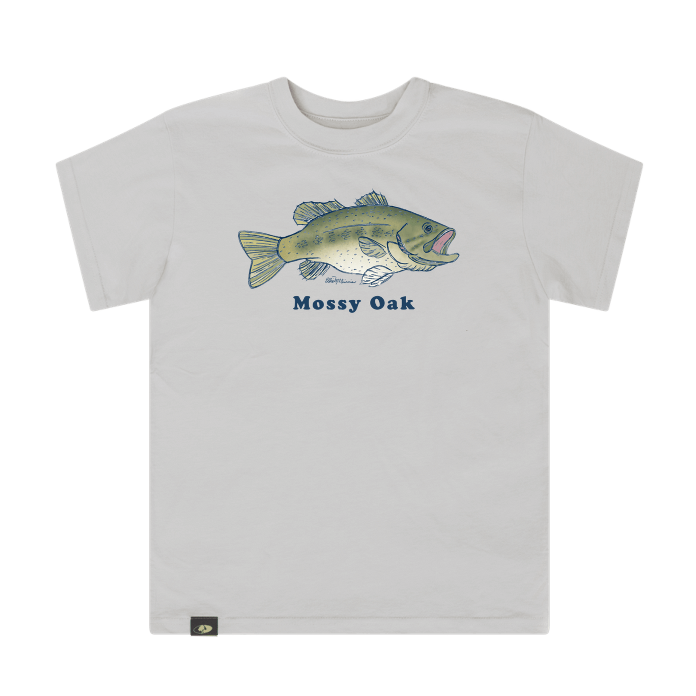 Mossy Oak Youth Bass Tee Moon Rock