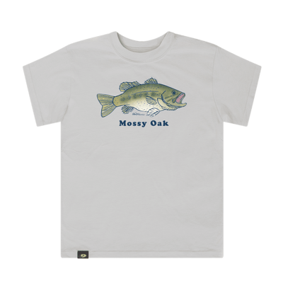 Mossy Oak Youth Bass Tee Moon Rock